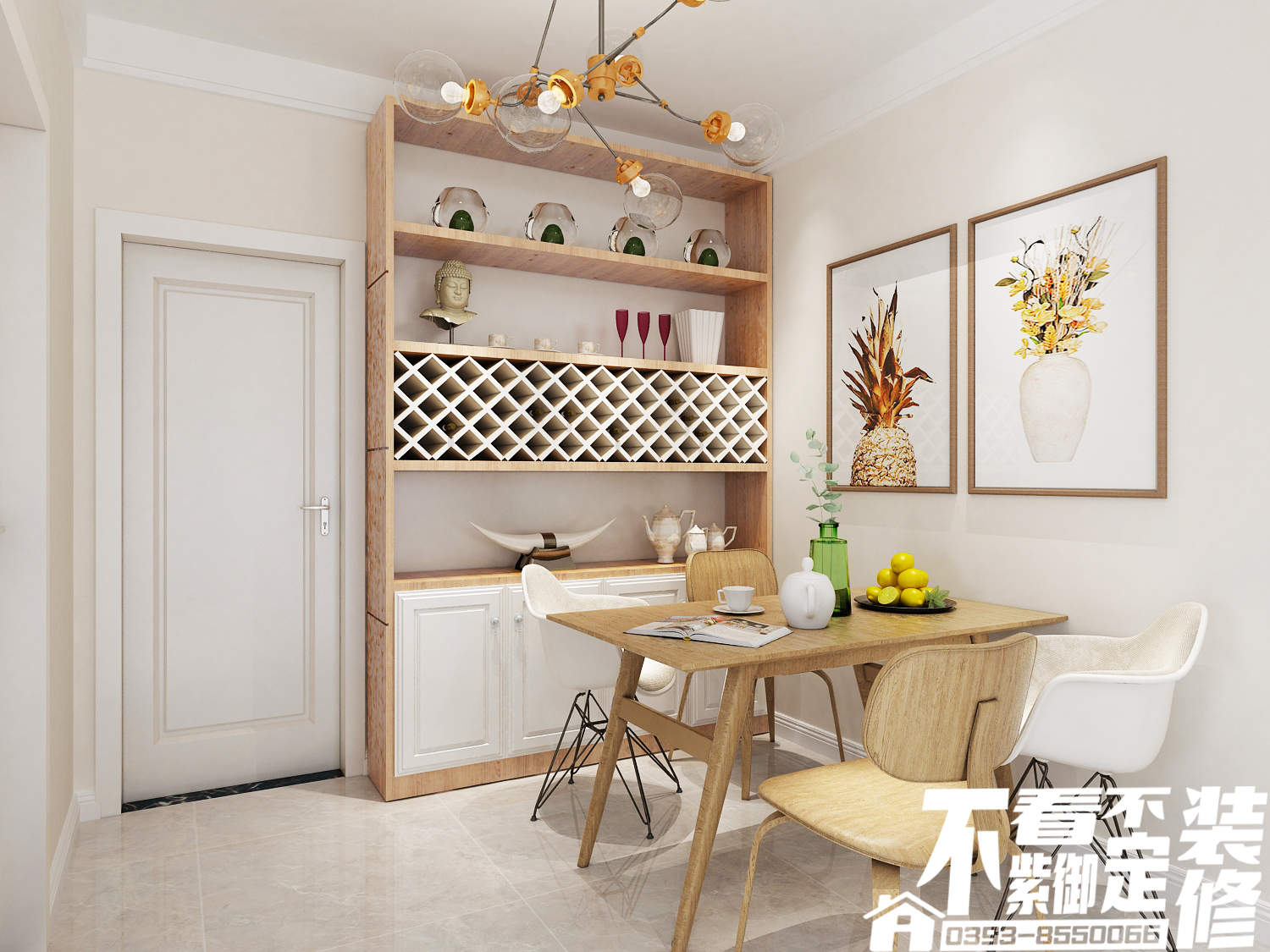 壹號城邦108㎡簡(jiǎn)約風(fēng)家裝案例