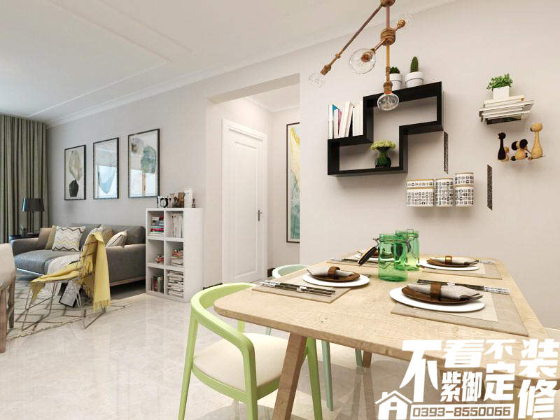 自然水岸120㎡現代簡(jiǎn)約